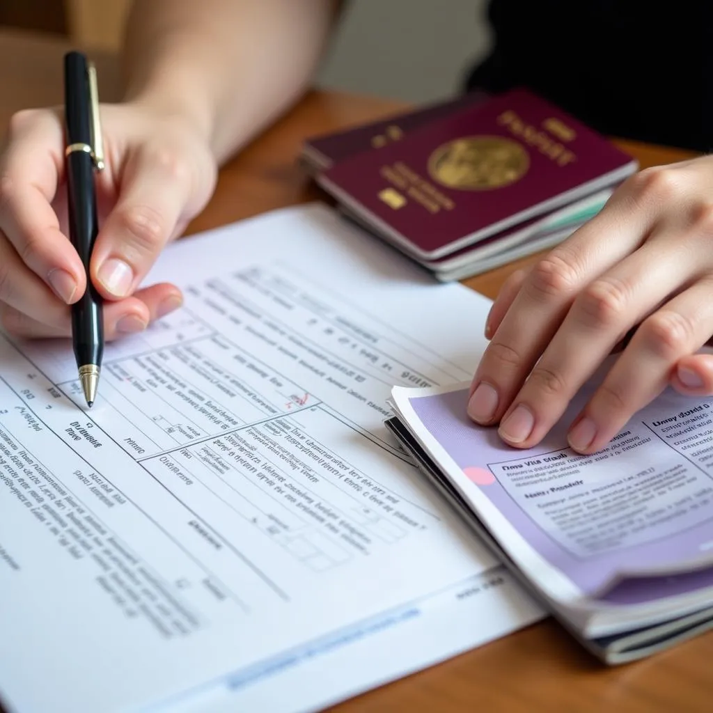 Traveler Applying for a South African Visa