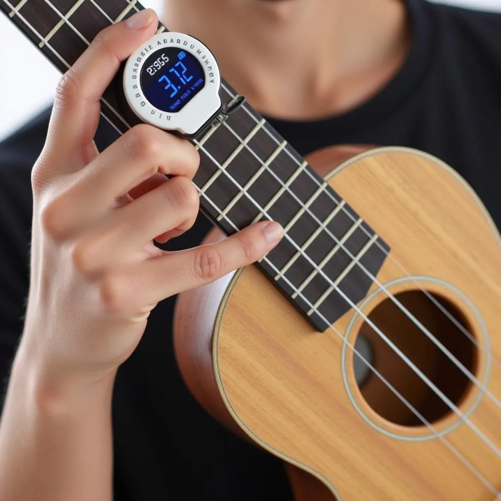 Ukulele Tuning with a Digital Tuner