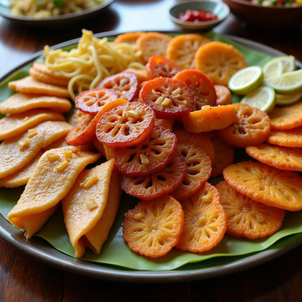 Variety of Gio Cha on Platter