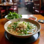 Vegetarian Pho in Hanoi