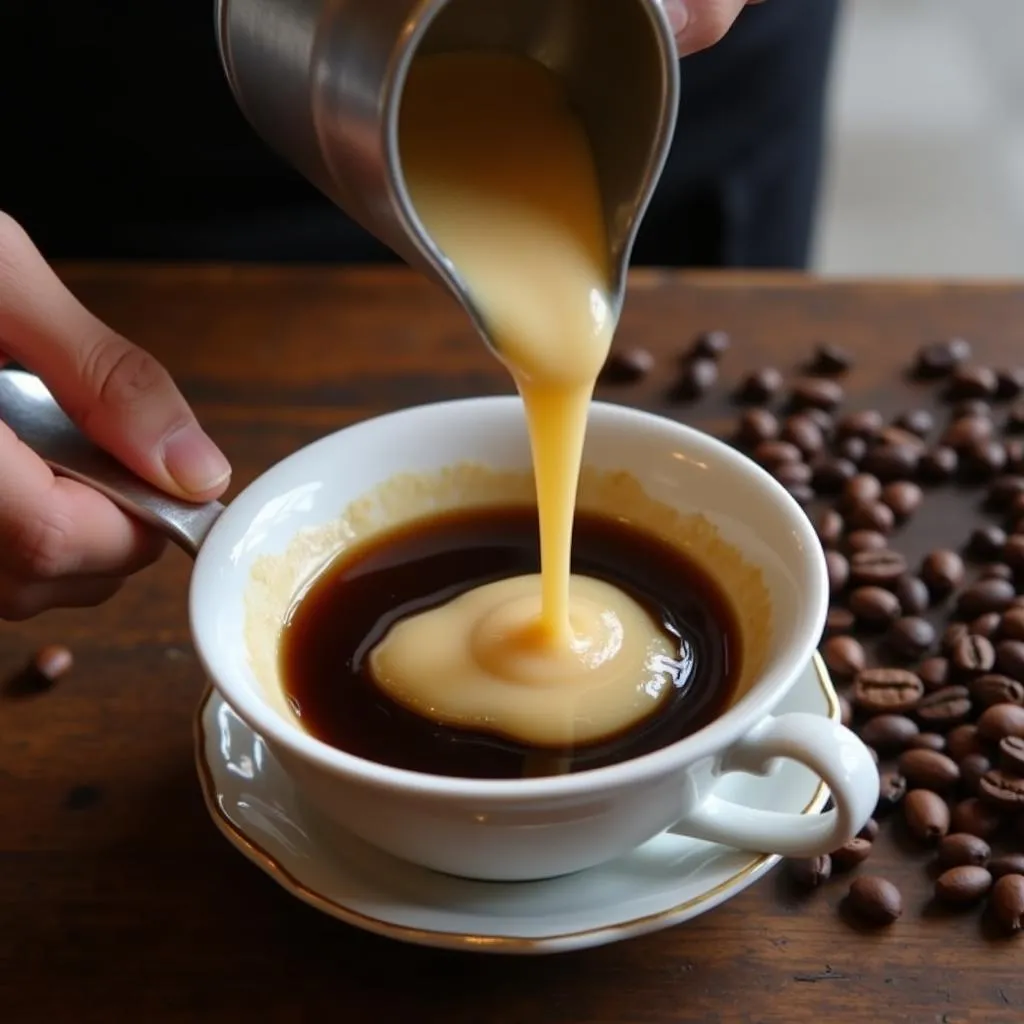 Vietnamese Coffee with Condensed Milk