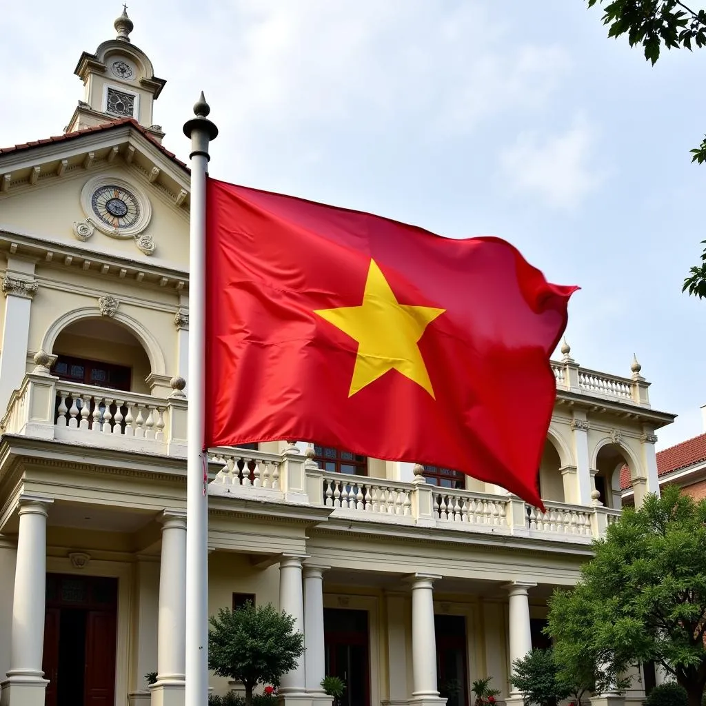 Vietnamese embassy building in Hanoi