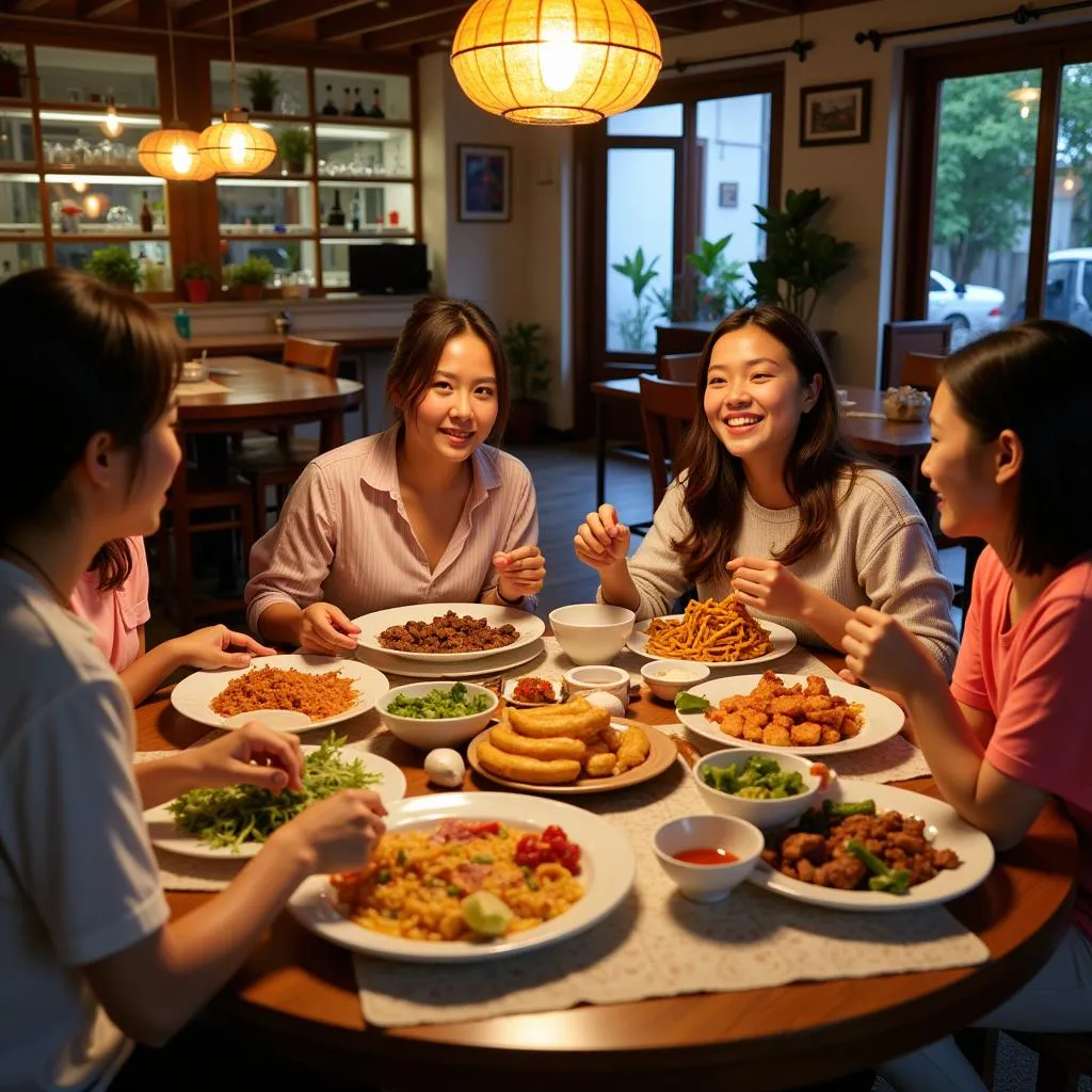 Vietnamese Family Lunch in Go Vap