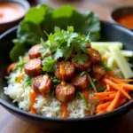 A Vibrant Vietnamese Rice Bowl