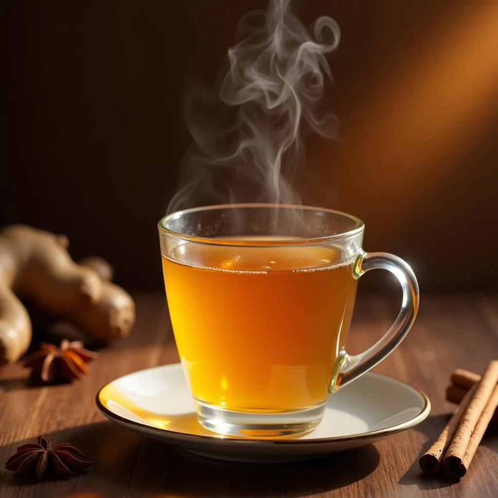 Vietnamese turmeric ginger tea