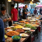 Vinh Yen food stall