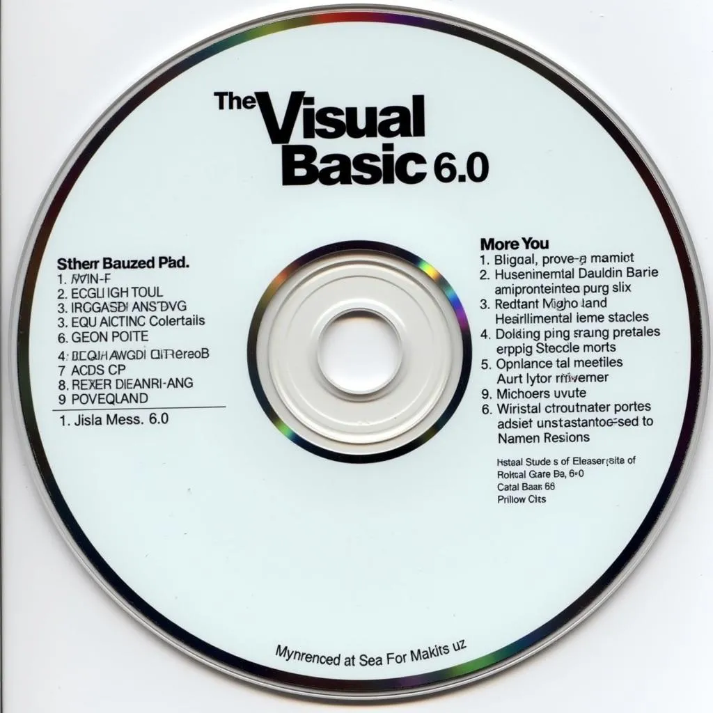 Visual Basic 6.0 Installation Media