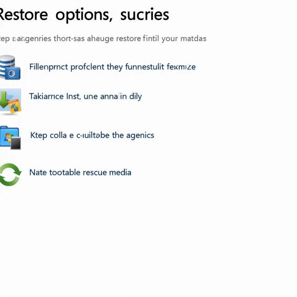 Acronis Restore Options