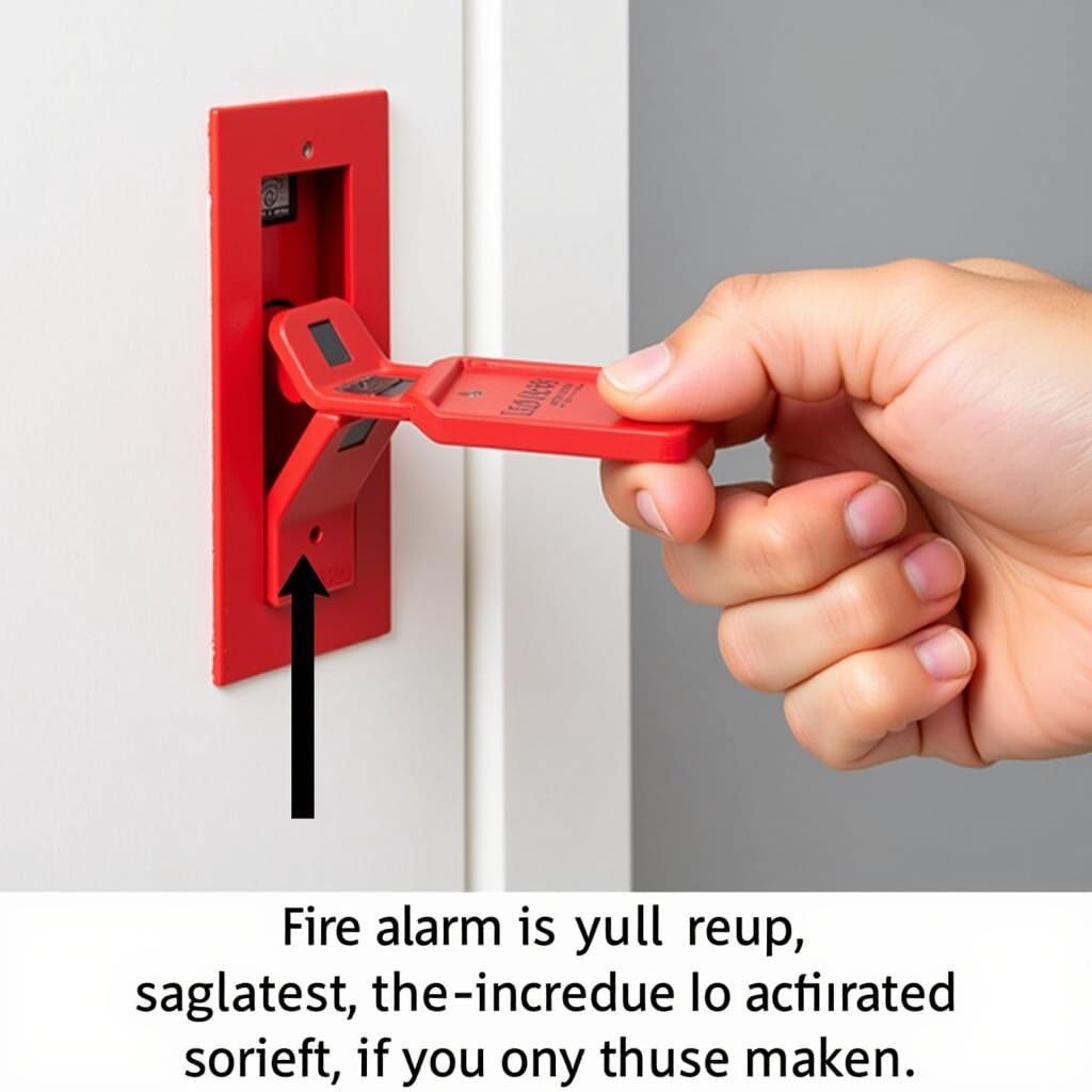 Activating a Fire Alarm Pull Station