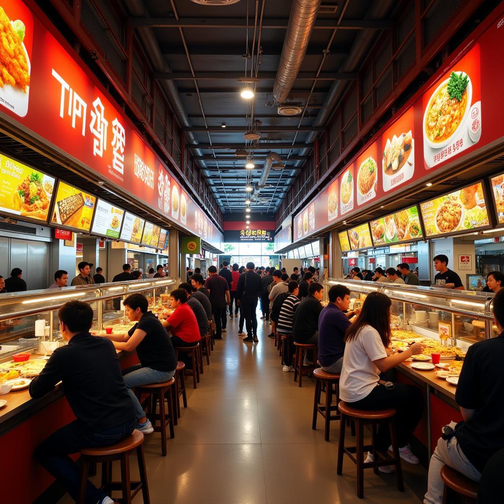 Aeon Food Court Overview