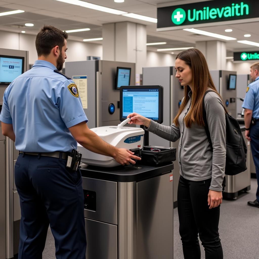 CPAP Machine Going Through Airport Security Screening