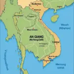 An Giang's Location in the Mekong Delta