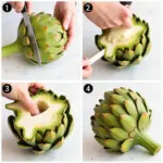 Preparing Artichoke Flowers for Cooking