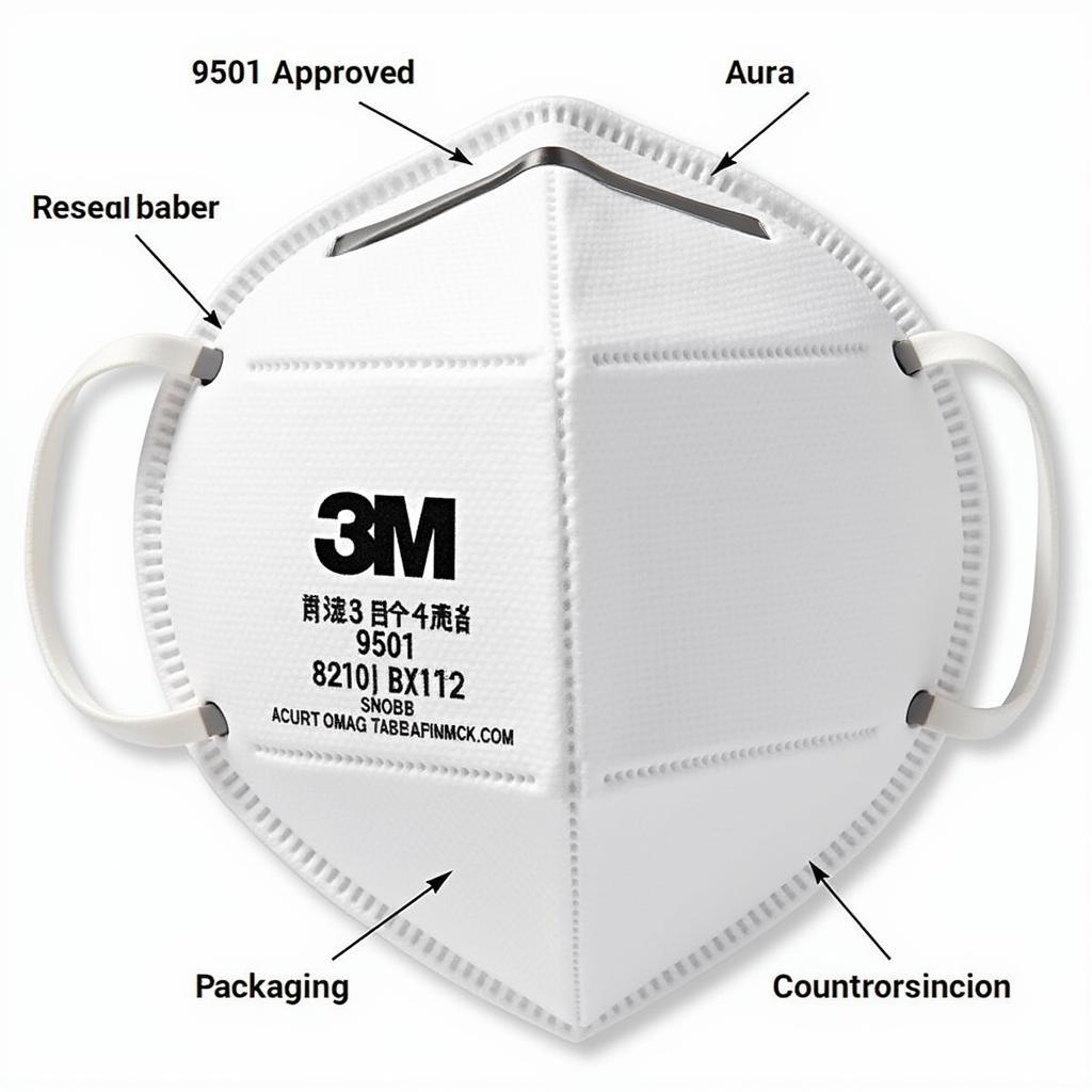 Authentic 3M Mask Features