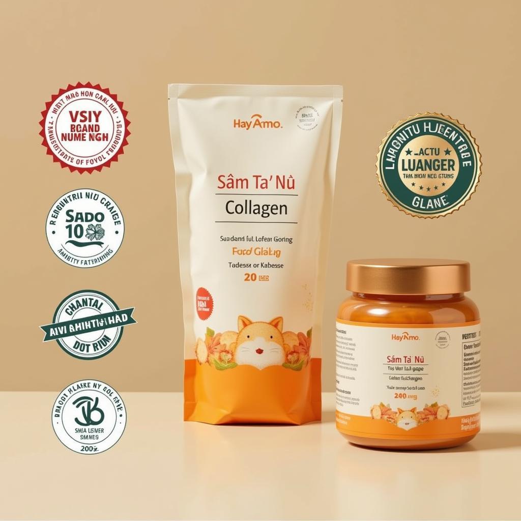 Authentic Sâm Tố Nữ Collagen Product