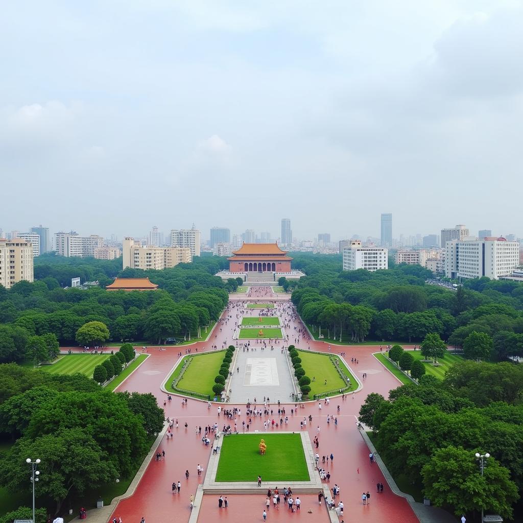 Ba Dinh Square Panorama