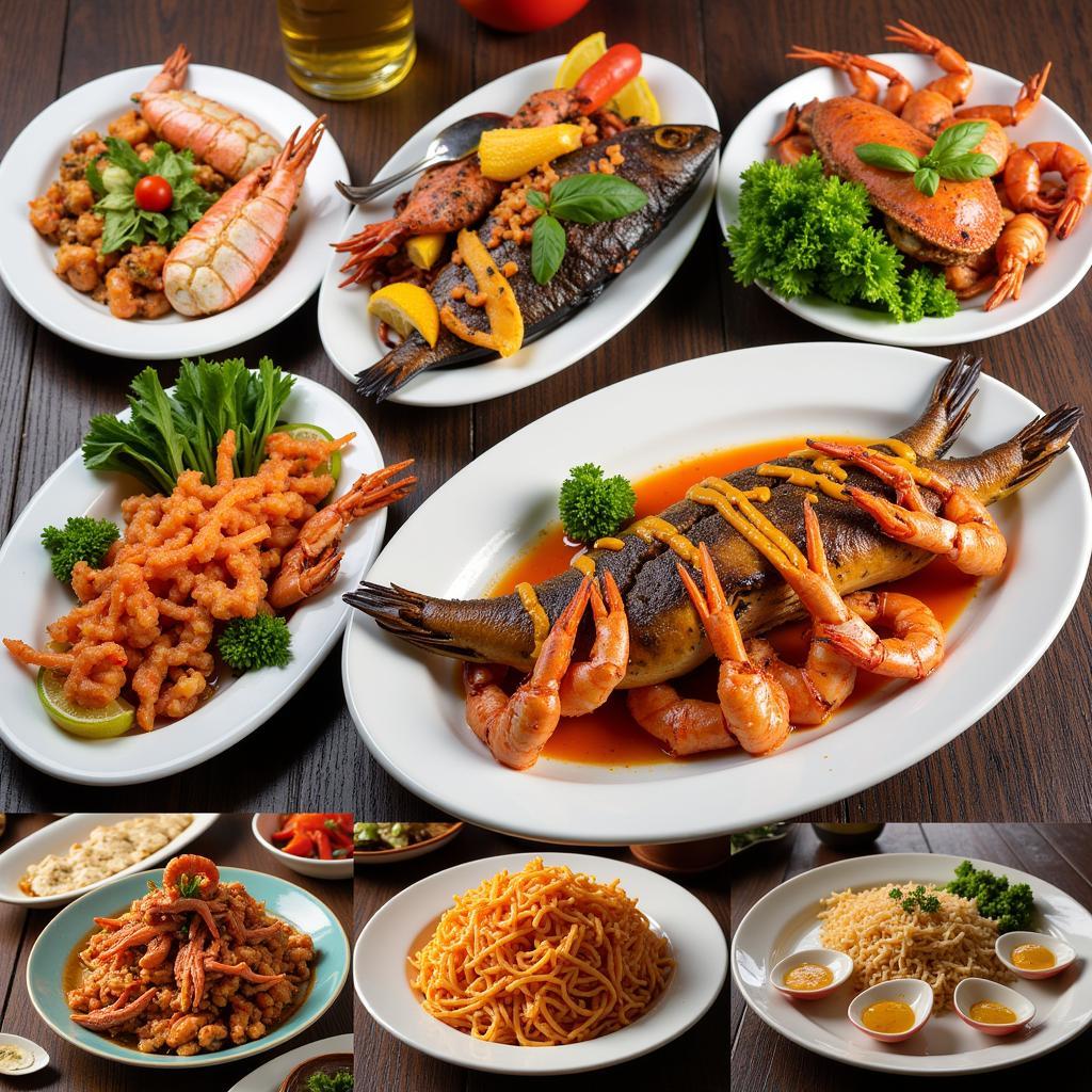 Fresh Seafood in Ba Ria City Restaurants