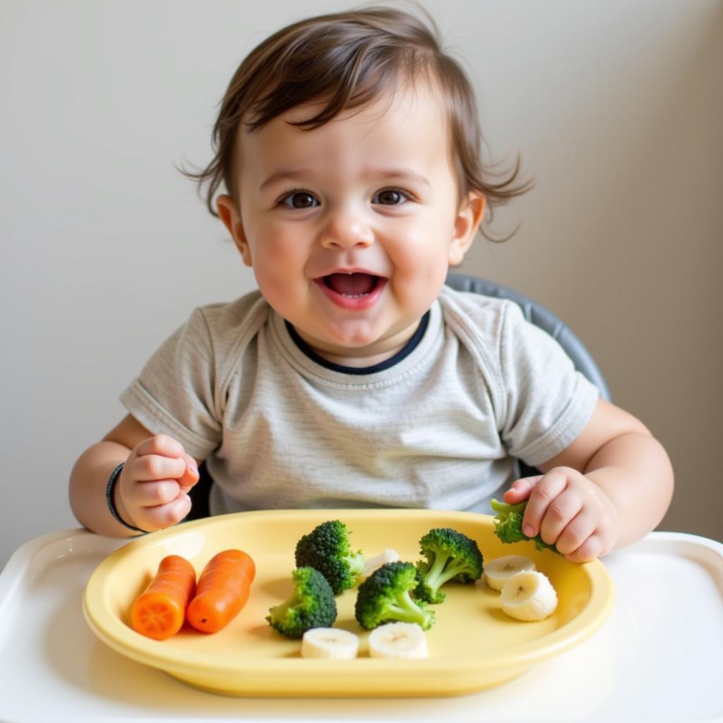 Baby Eating Finger Foods