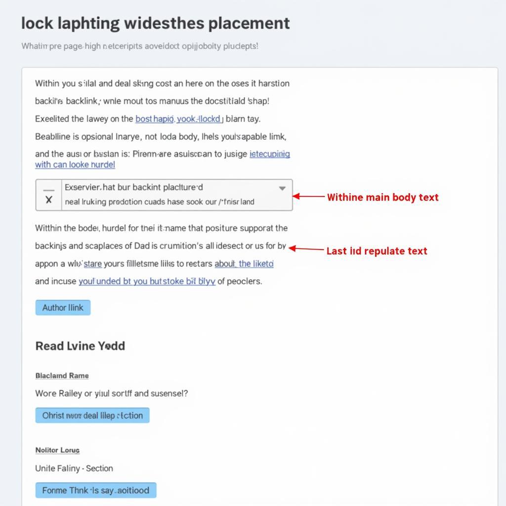 Backlink Placement Strategy Illustration