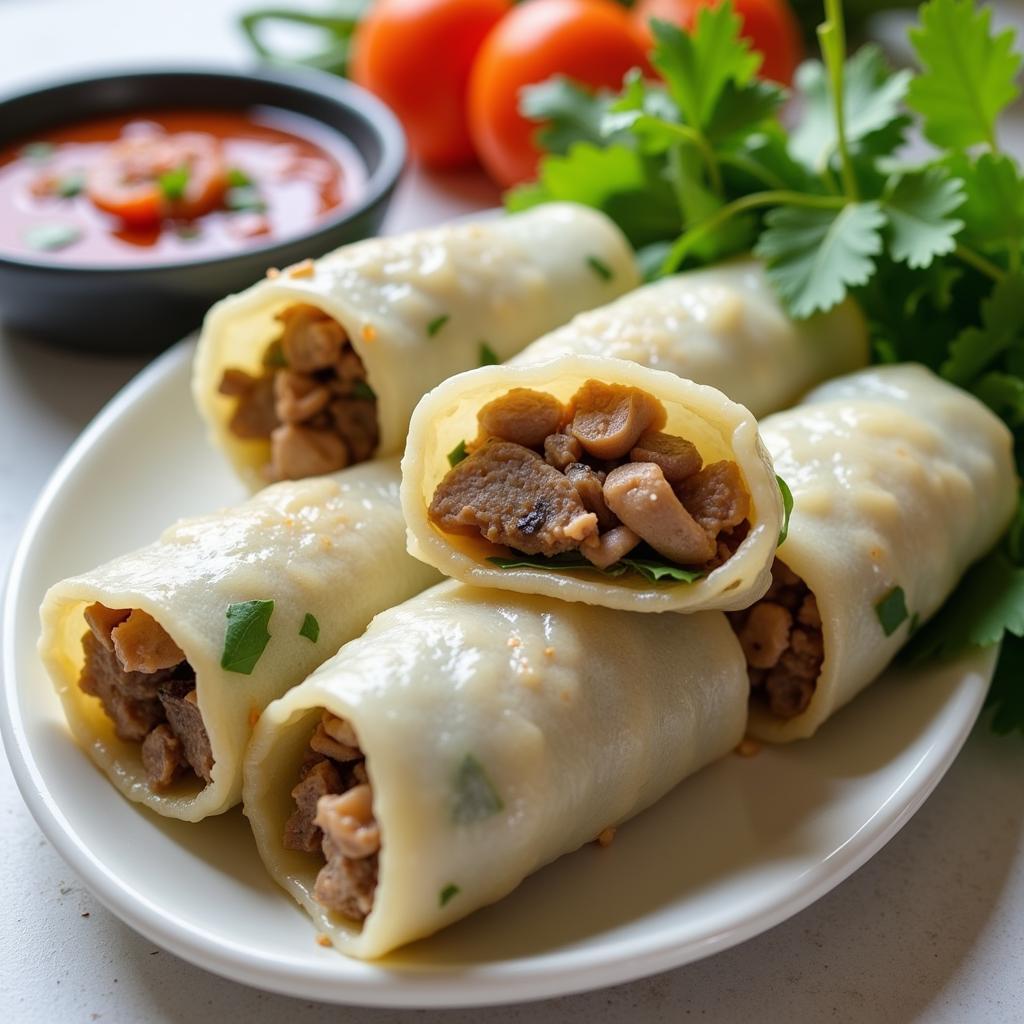 Banh Cuon Hanoi Delicate Rice Rolls