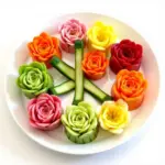 Basic Vegetable Carving Examples