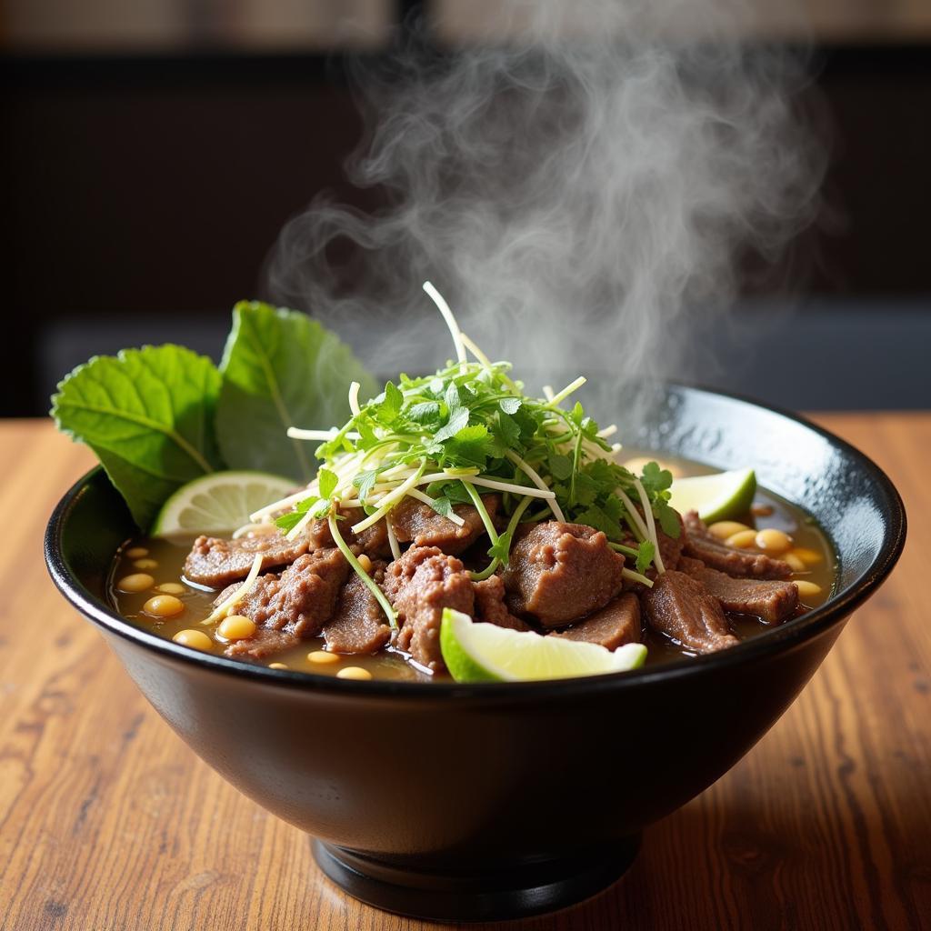 Beef Brisket Pho in a Bowl