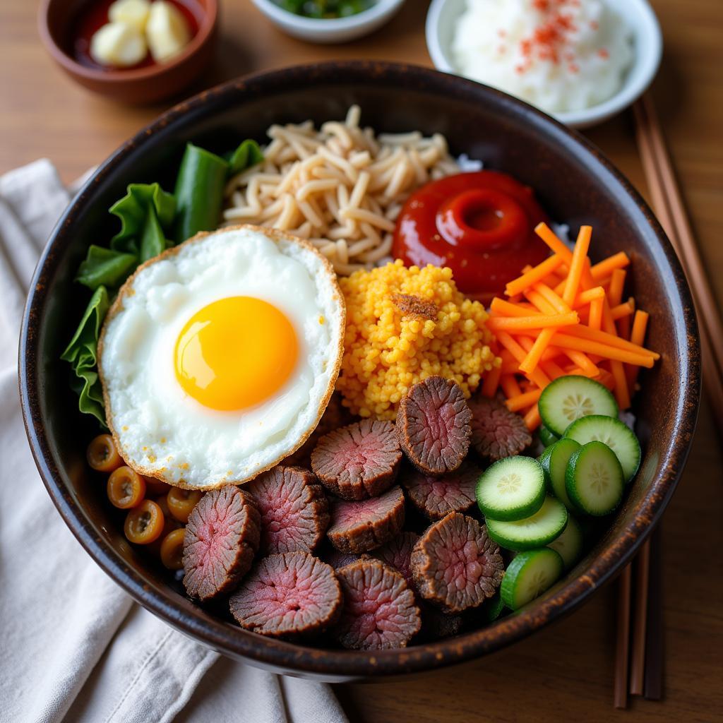 Colorful Bibimbap