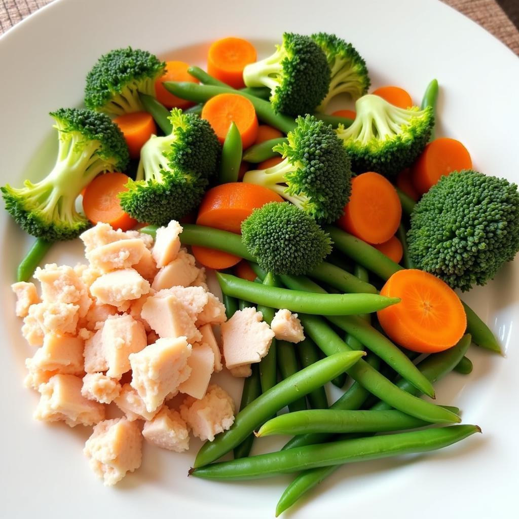 Baby-Led Weaning: Crab and Vegetables