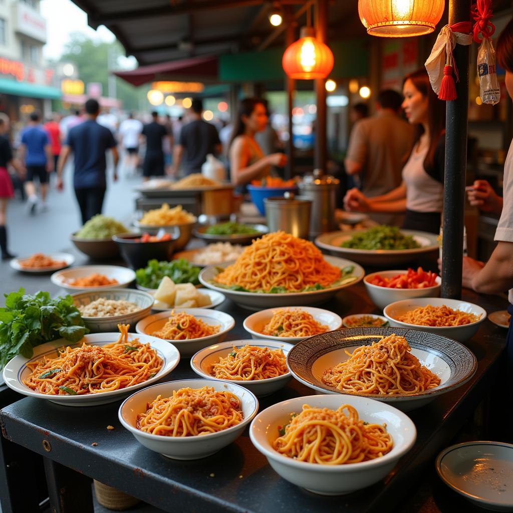 Bun Chui Stall in Hanoi