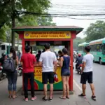 Bus Ticket Booth in Ho Chi Minh City