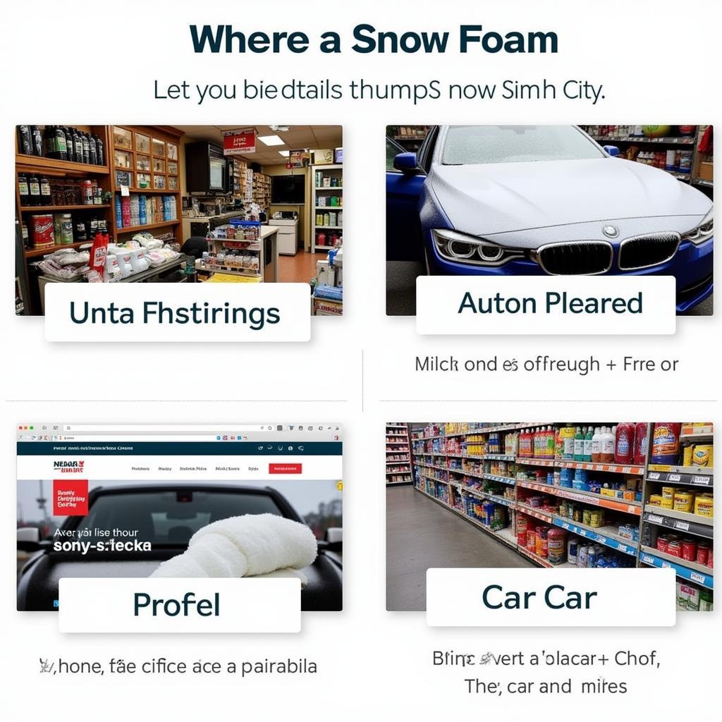 Places to Buy Snow Foam Wash in Ho Chi Minh City