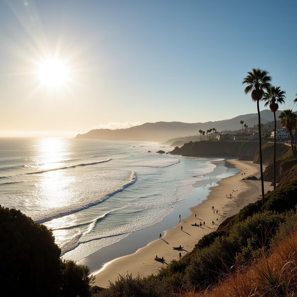 California's coastline offers sunny skies and mild temperatures in November, perfect for exploring beaches and enjoying outdoor activities.