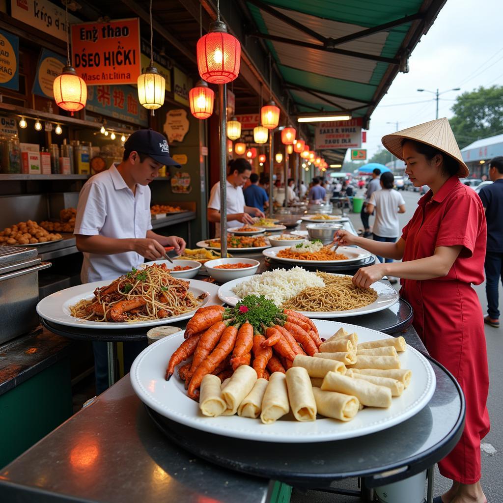 Street Food Vendors in Can Tho