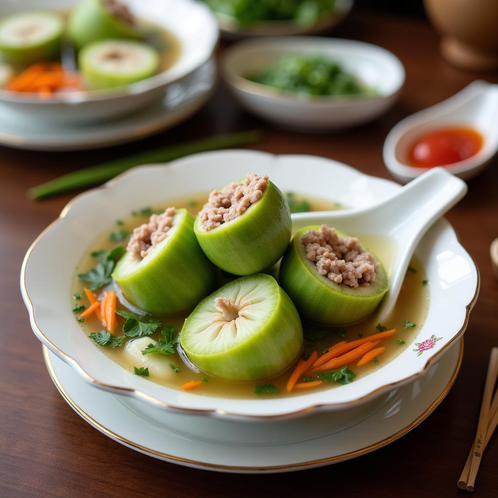 Canh Kho Qua: Vietnamese Bitter Melon Soup for Tet