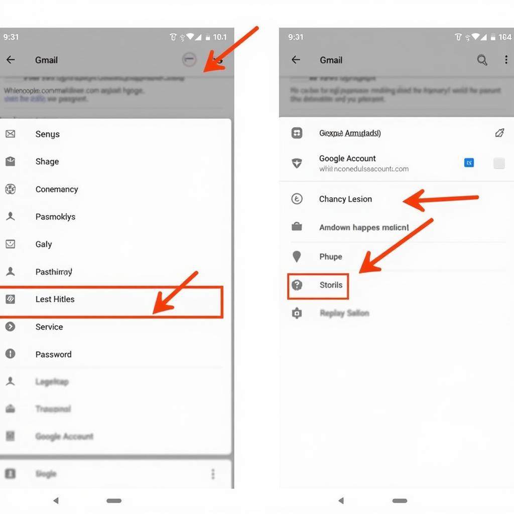 Changing Gmail Password on Mobile