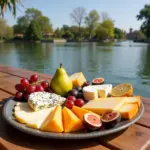 Cheese and Fruits Platter in Hanoi