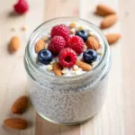 Chia Seed Pudding with Berries and Nuts