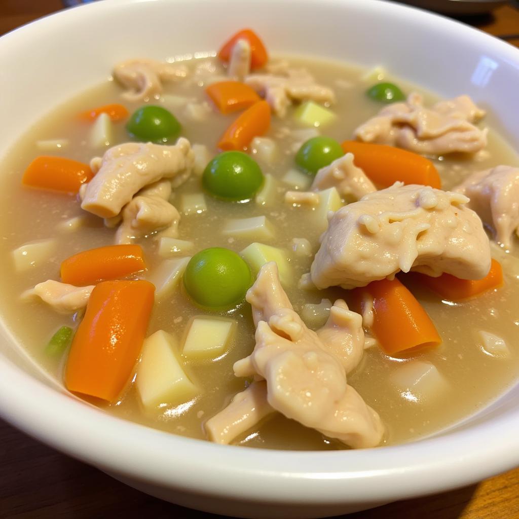 Chicken and Vegetable Porridge for Babies