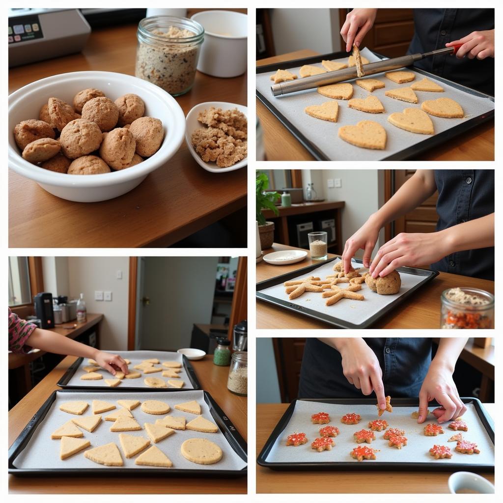 Christmas Cookie Baking Steps in a Hanoi Kitchen