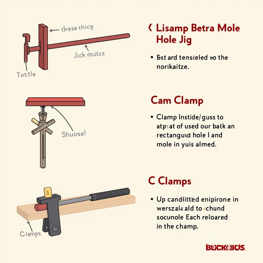 Clamping Mechanisms for Rectangular Hole Jigs