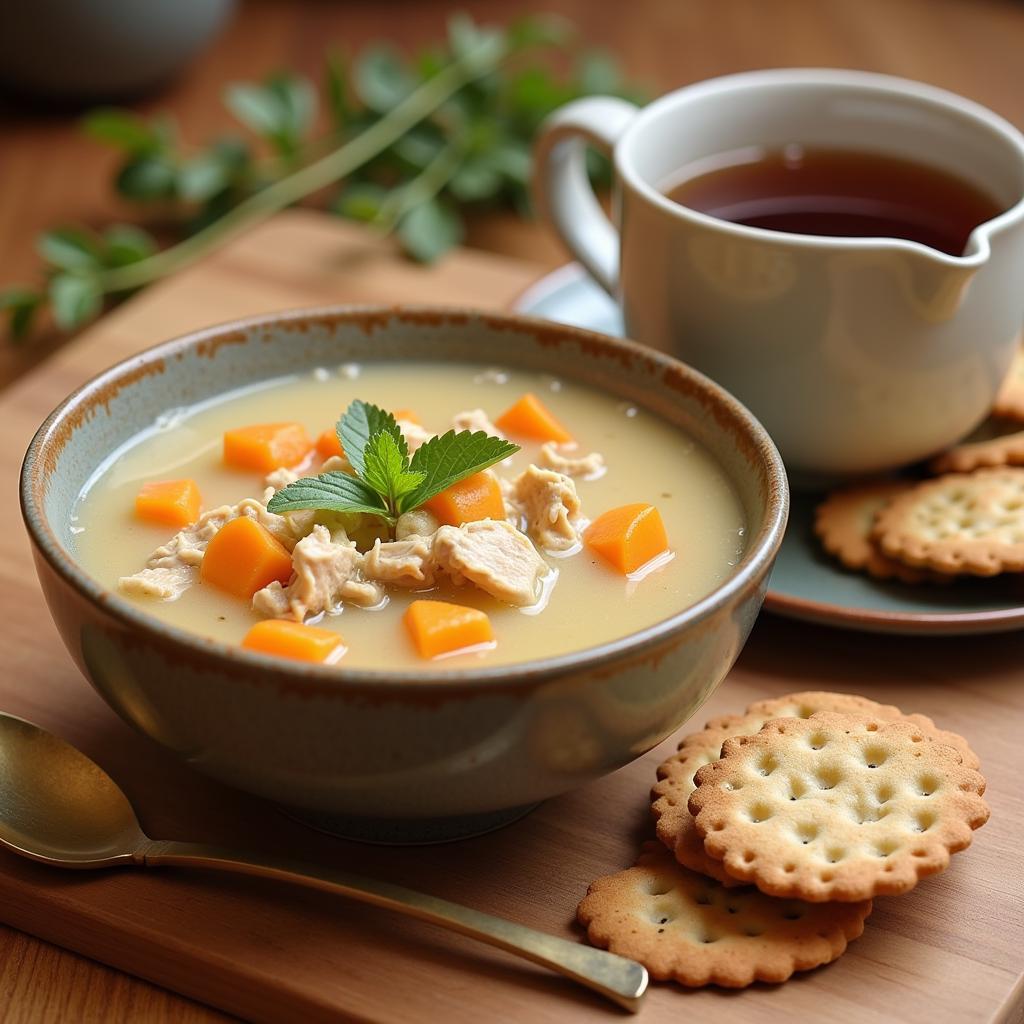 Warm and comforting foods like soups, broths, and herbal teas can offer emotional solace after a miscarriage.