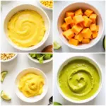 Corn, Sweet Potato, and Avocado Puree