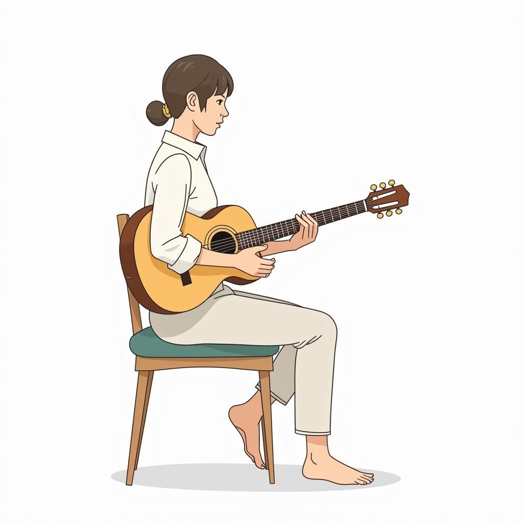 Maintaining Correct Posture While Playing Guitar