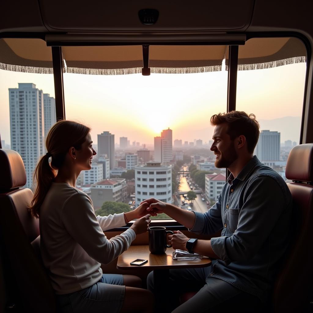 Couple Enjoying a Hanoi City Tour