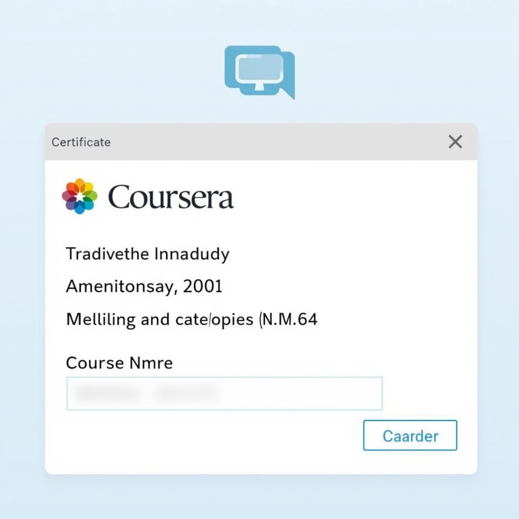 Earning a Coursera Certificate