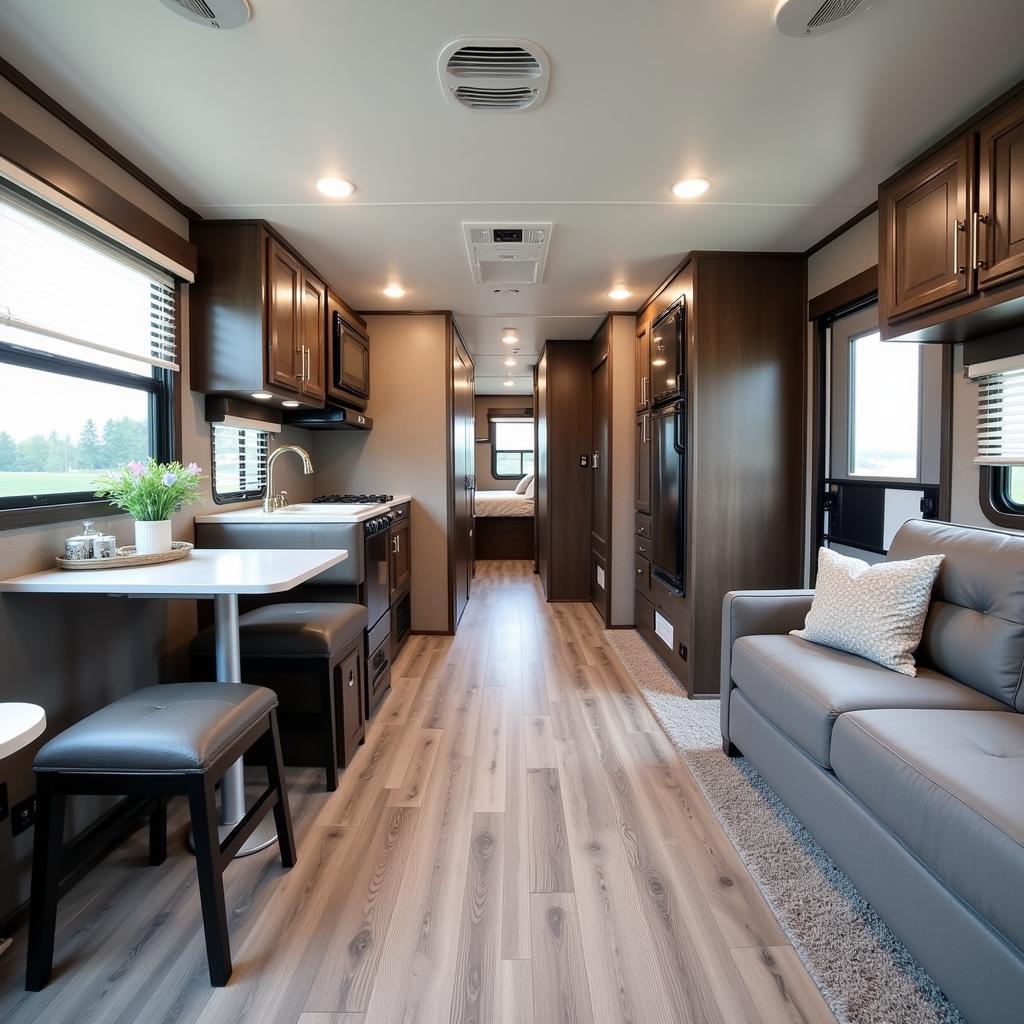 Crossroads Travel Trailer Interior