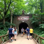 Entrance to the Cu Chi Tunnels in Vietnam