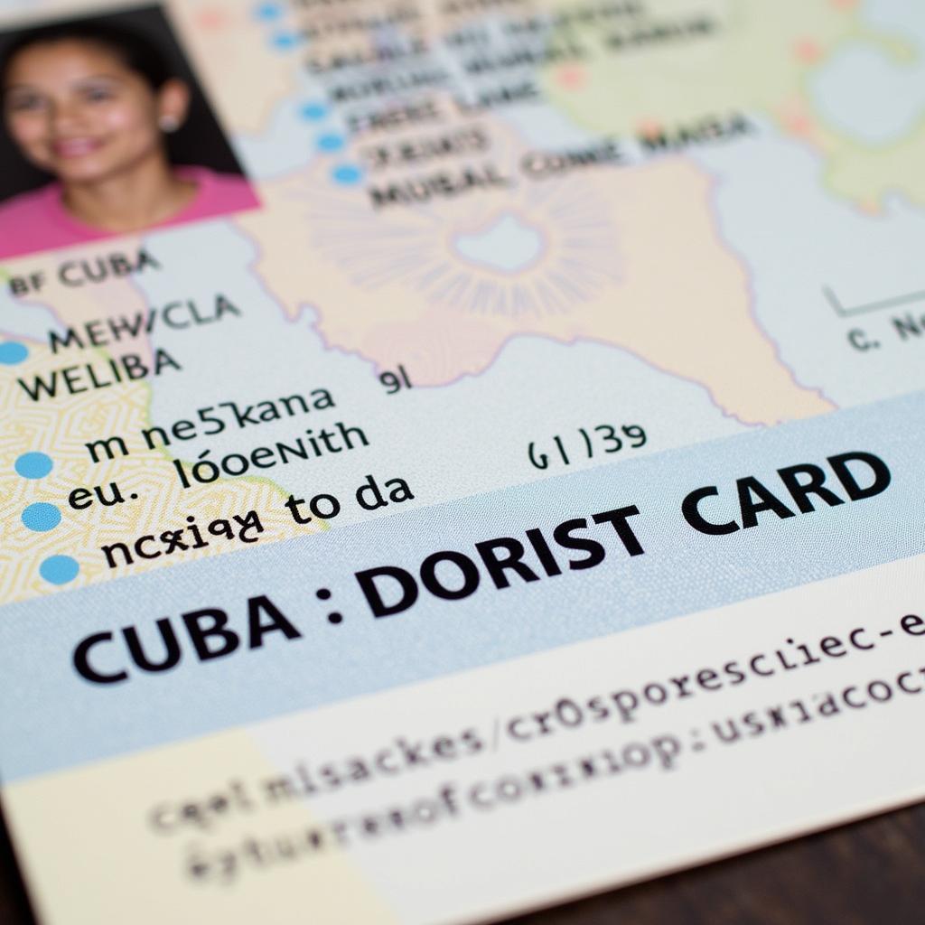 Cuba Tourist Card Information