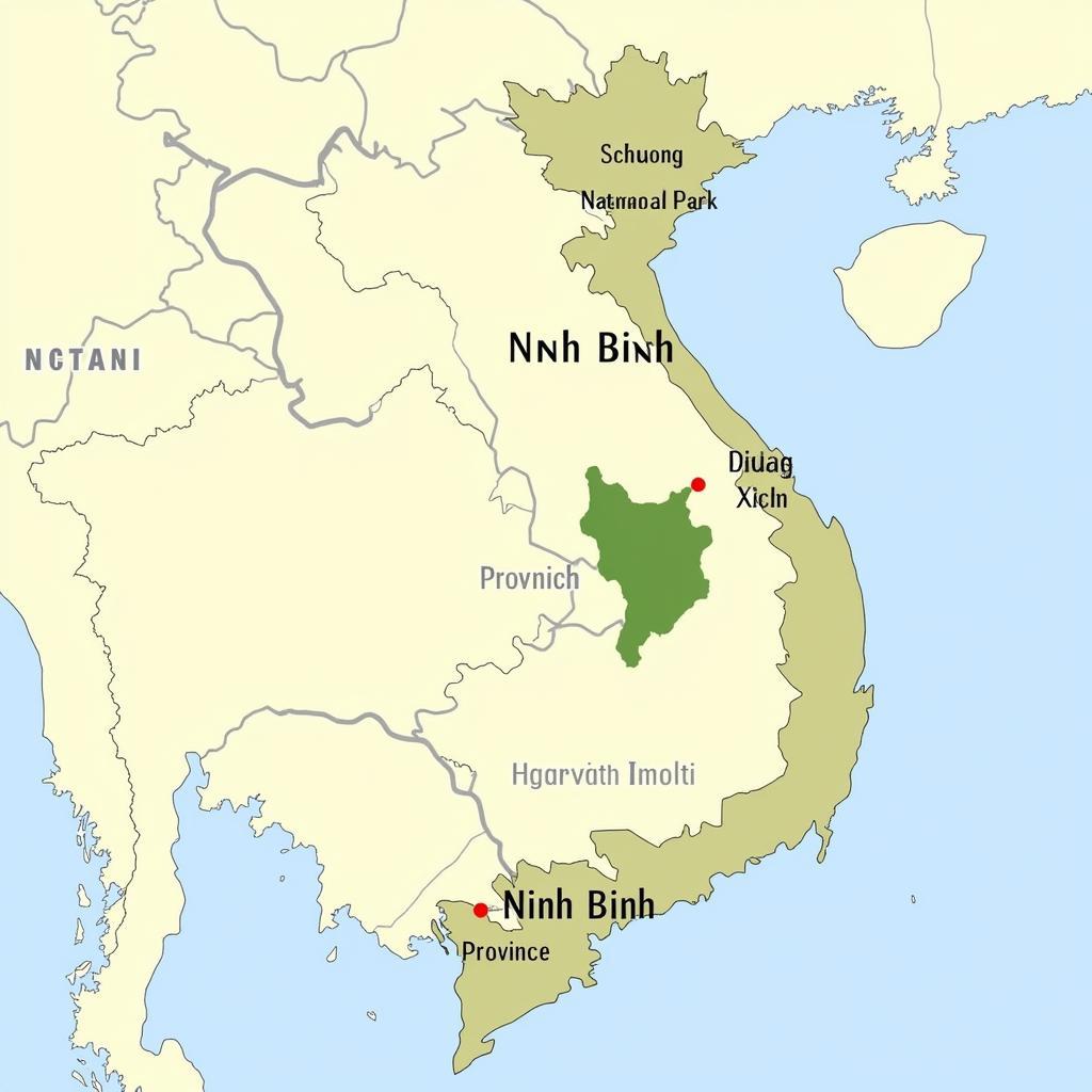 Cuc Phuong National Park Location Map