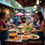 Da Lat Street Food Breakfast Scene